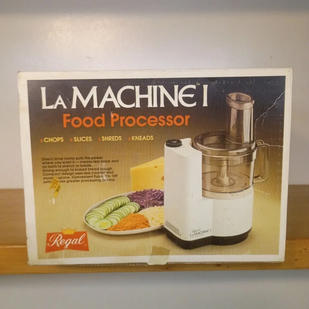 Vintage Regal La Machine 1 Food Processor‎ NEW Open Box V813